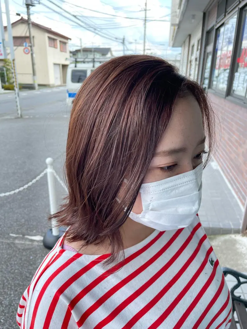 セミロング 佐々木 浩之のヘアスタイル
