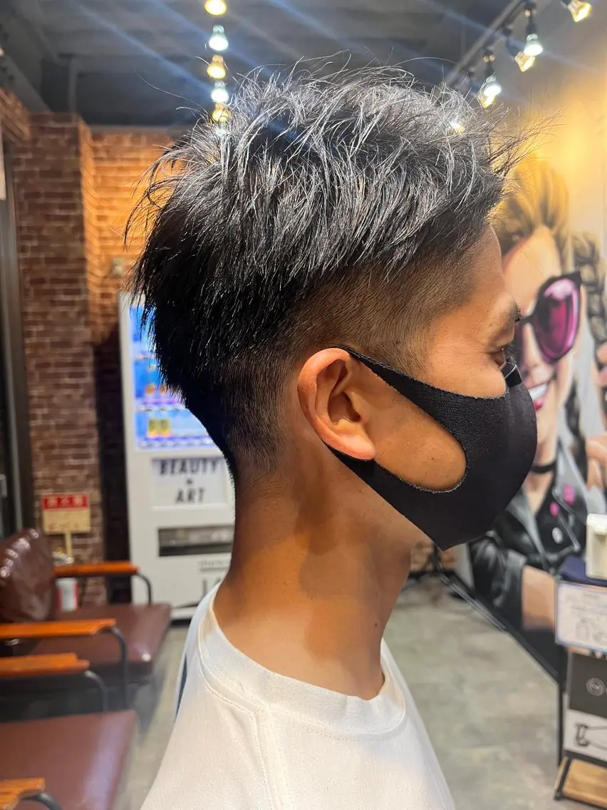 ショート カラー パーマ ヘアアレンジ メンズ キッズ ネイル マツエク・マツパ アイブロウ メンズハイライト メンズパーマ ブラウンカラー ケアカラー 透明感カラー 久木原 ゆりのヘアスタイル
