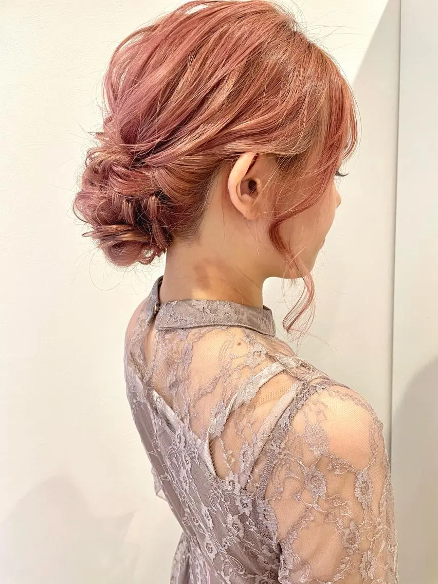 ヘアアレンジ 結婚式・ブライダル ヘアセット 北九州美容室 🕊️わかな✂︎のヘアスタイル