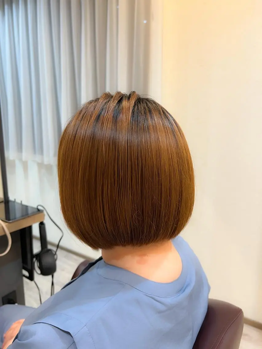 ショート ボブ カット 工藤 梨花のヘアスタイル