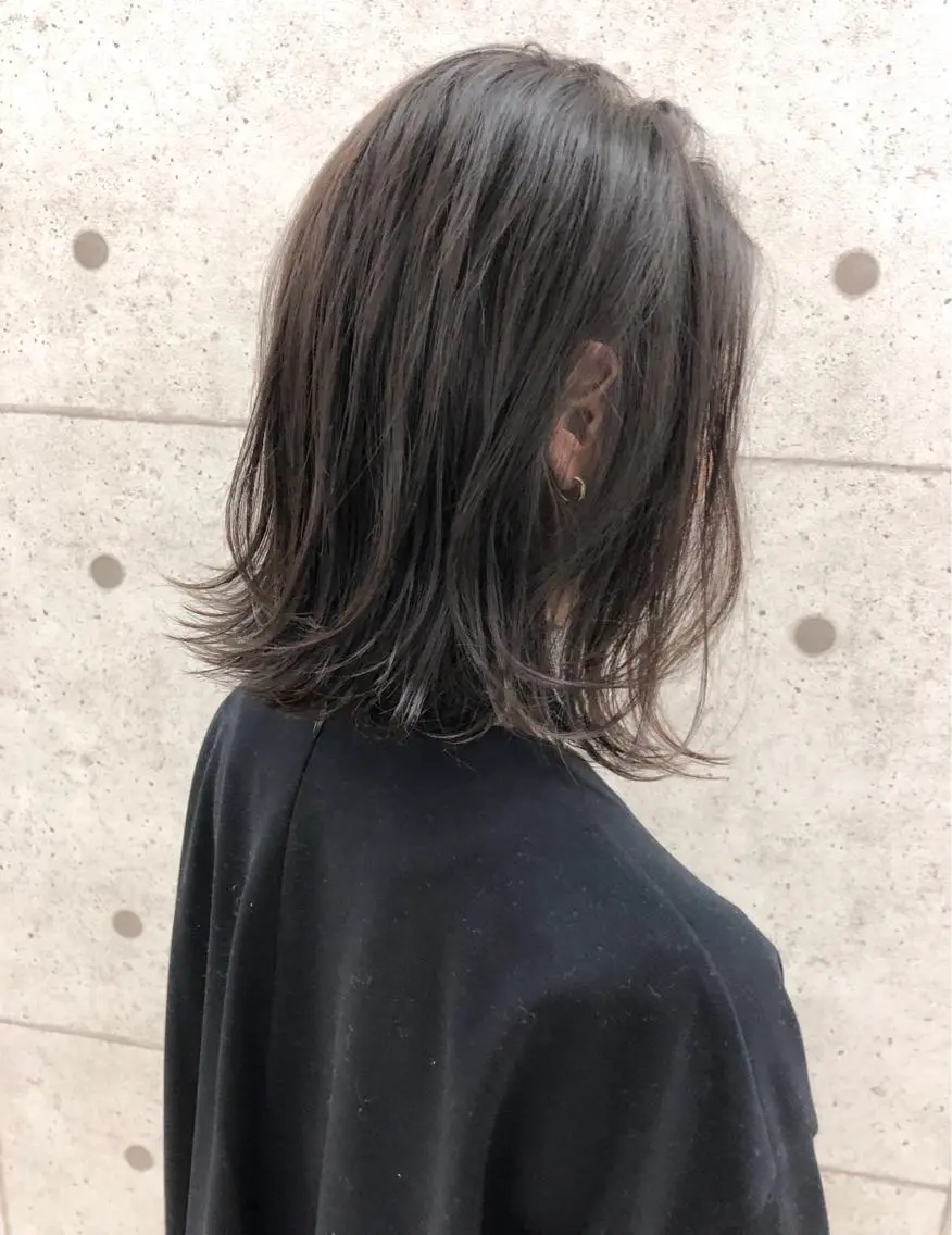 ミディアム コトネ🫧 韓国風レイヤーカットのヘアスタイル