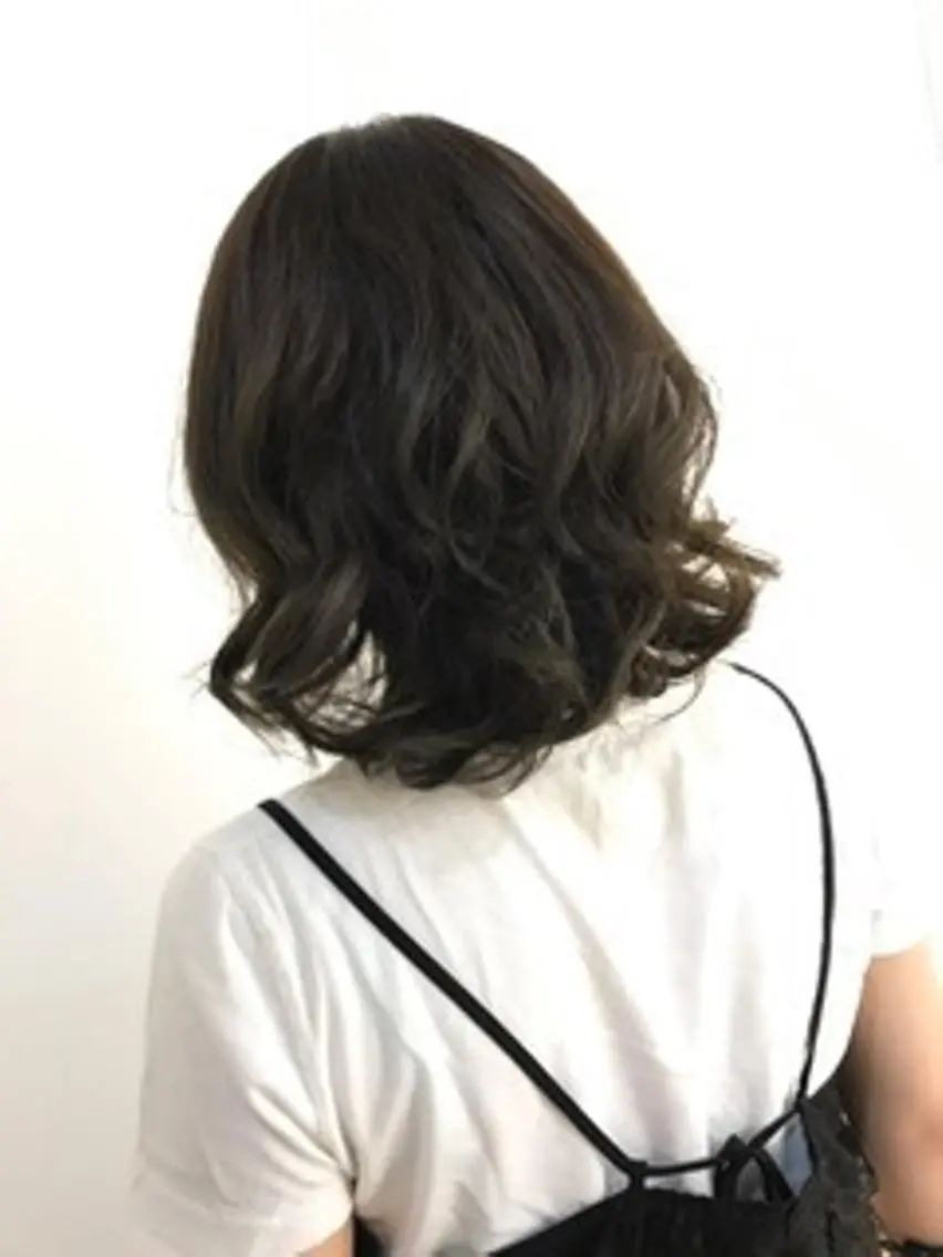 ミディアム カラー アディクシーカラー Hair esthe HAAAT 東口店のヘアスタイル