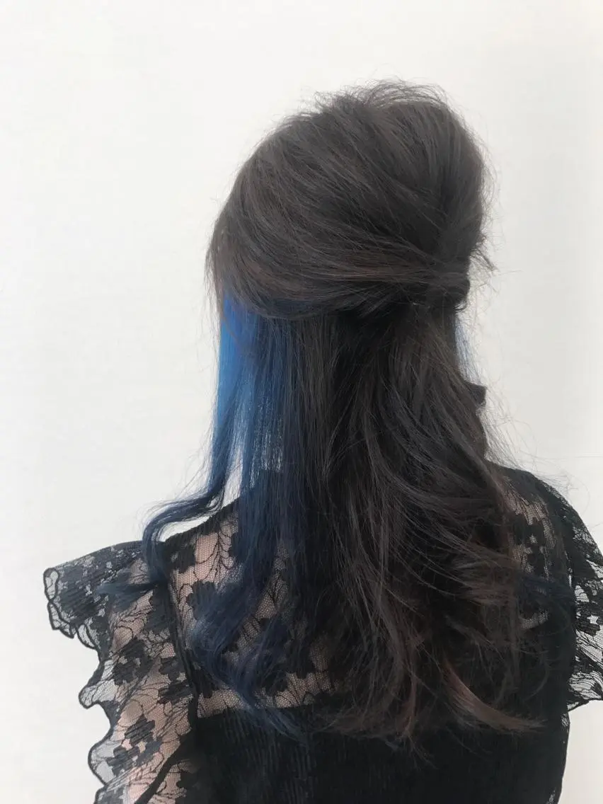 セミロング カラー 星野 慎也のヘアスタイル