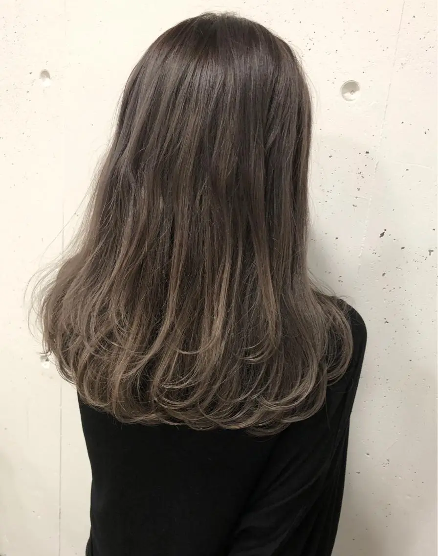 ミディアム カラー カット ヘアカラー トリートメント 永野 正芳のヘアスタイル