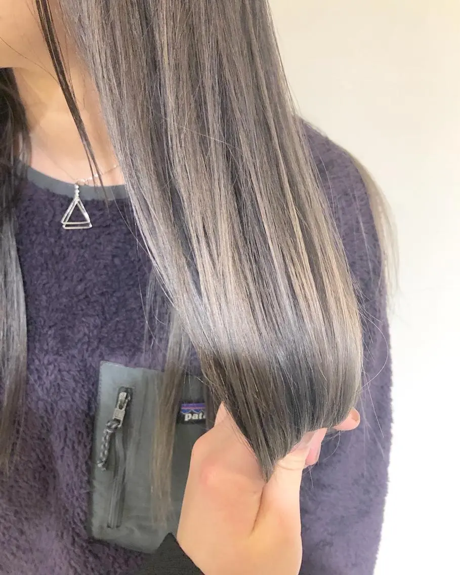 ロング カラー ヘアアレンジ ヘアカラー メンズ特化✂️栗原 侑也のヘアスタイル