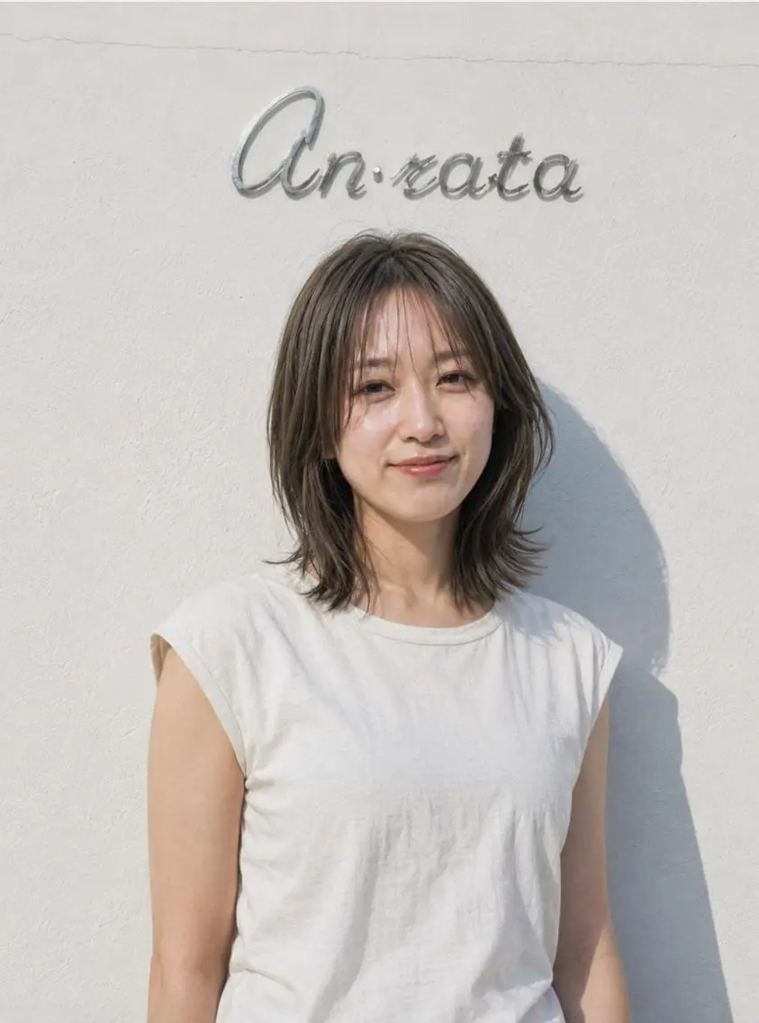 ミディアム ヘアカラー トリートメント an・rata/ 当日OK/和歌山市駅のヘアスタイル