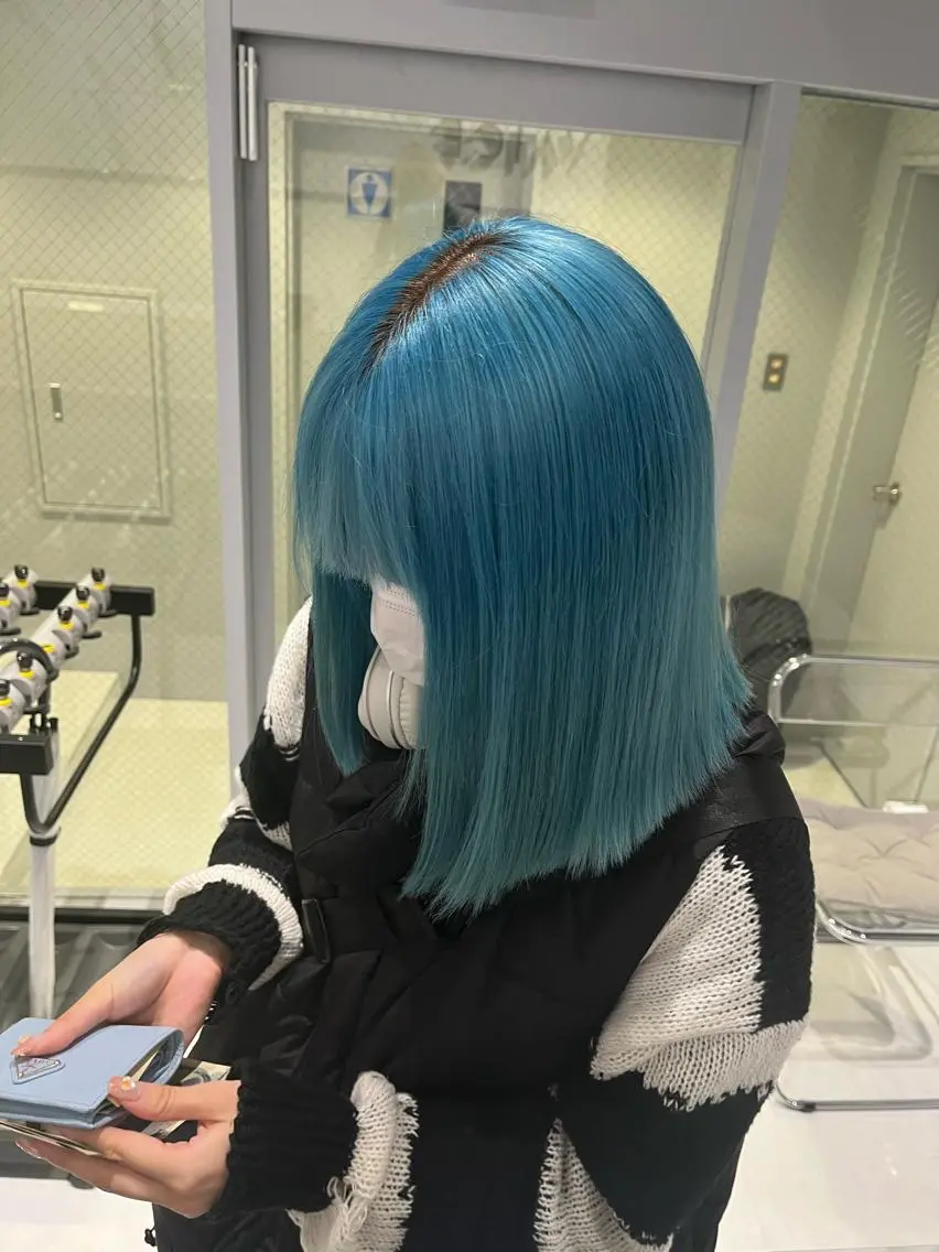 カラー ハイトーン職人 ♡推しカラー♡カイトのヘアスタイル