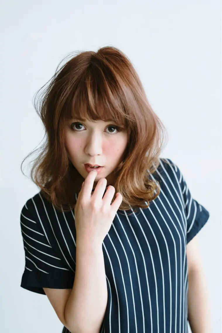 ミディアム パーマ 【髮質改善特化】 lic吉祥寺のヘアスタイル