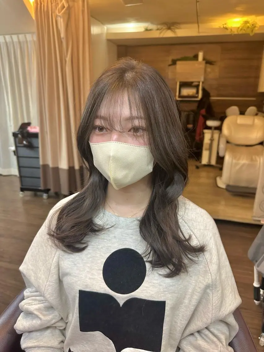 ロング カラー ヘアセット 🌱ケミカル美容師 未来を綺麗に🌱優吾のヘアスタイル