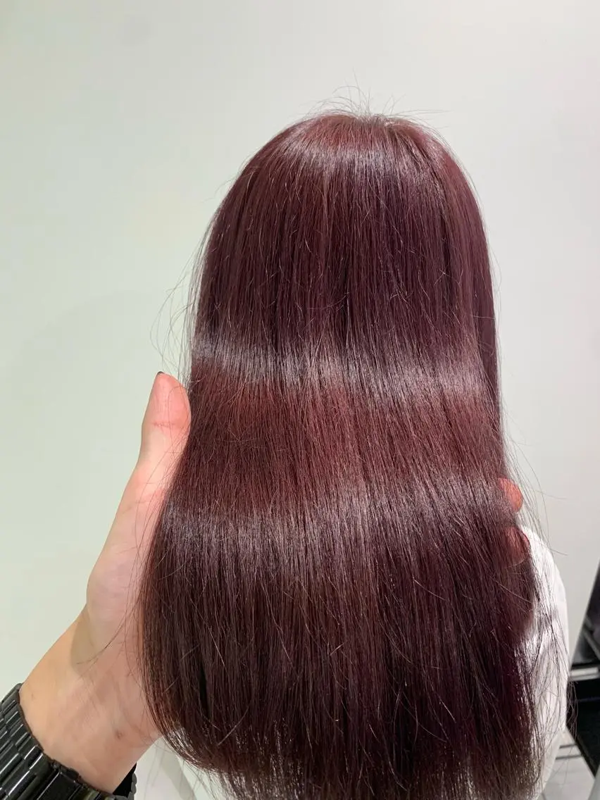 ミディアム 🪞透明感カラー🫧 縮毛矯正🥇かずきのヘアスタイル
