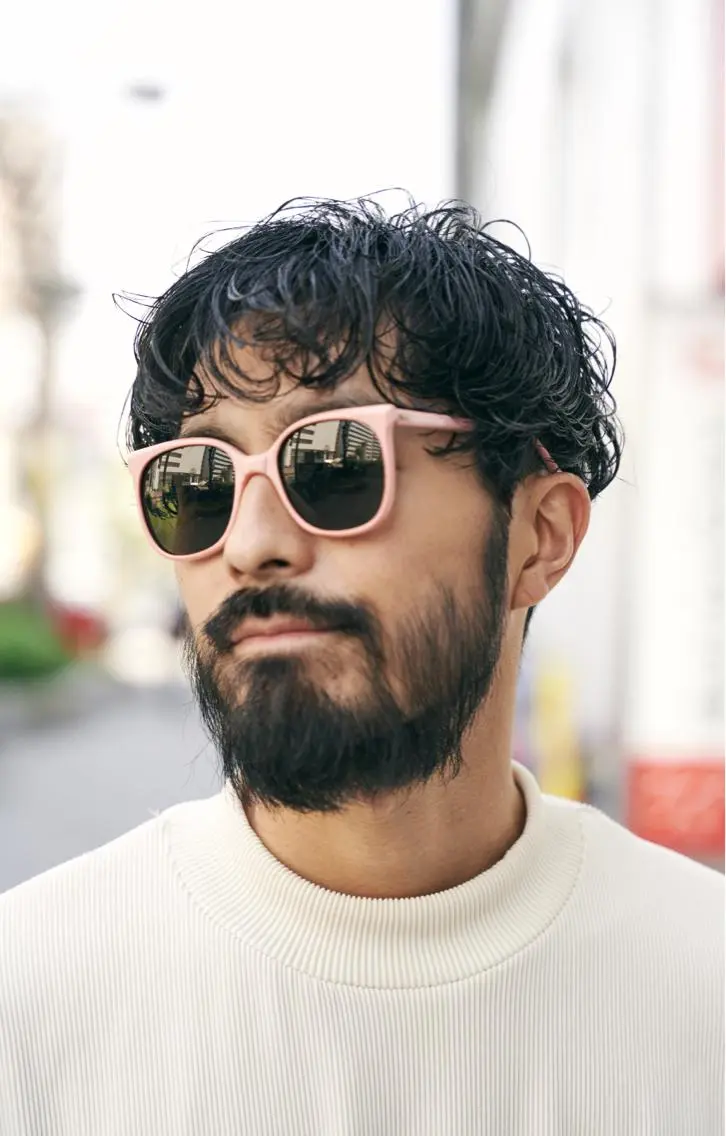 ミディアム カット パーマ 栗栖 颯のヘアスタイル