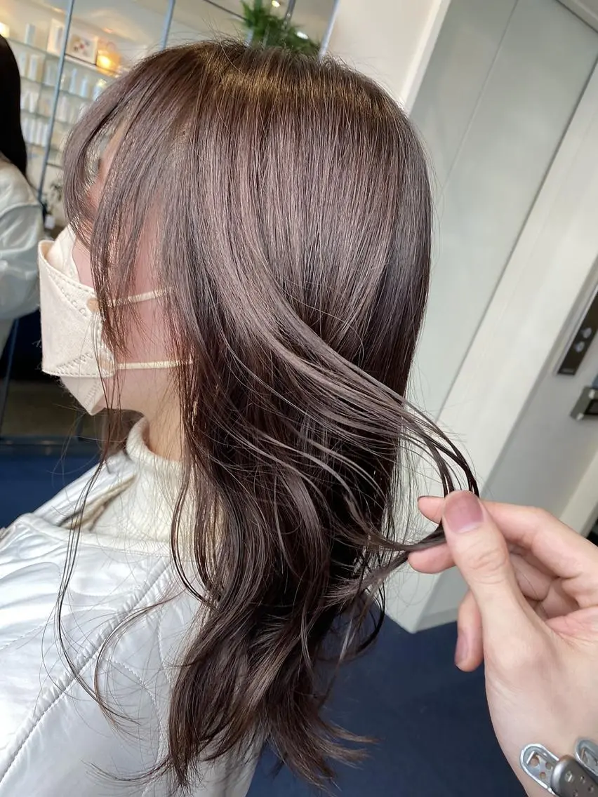 ミディアム カラー カット ヘアカラー W_SALON ［四条河原町］のヘアスタイル