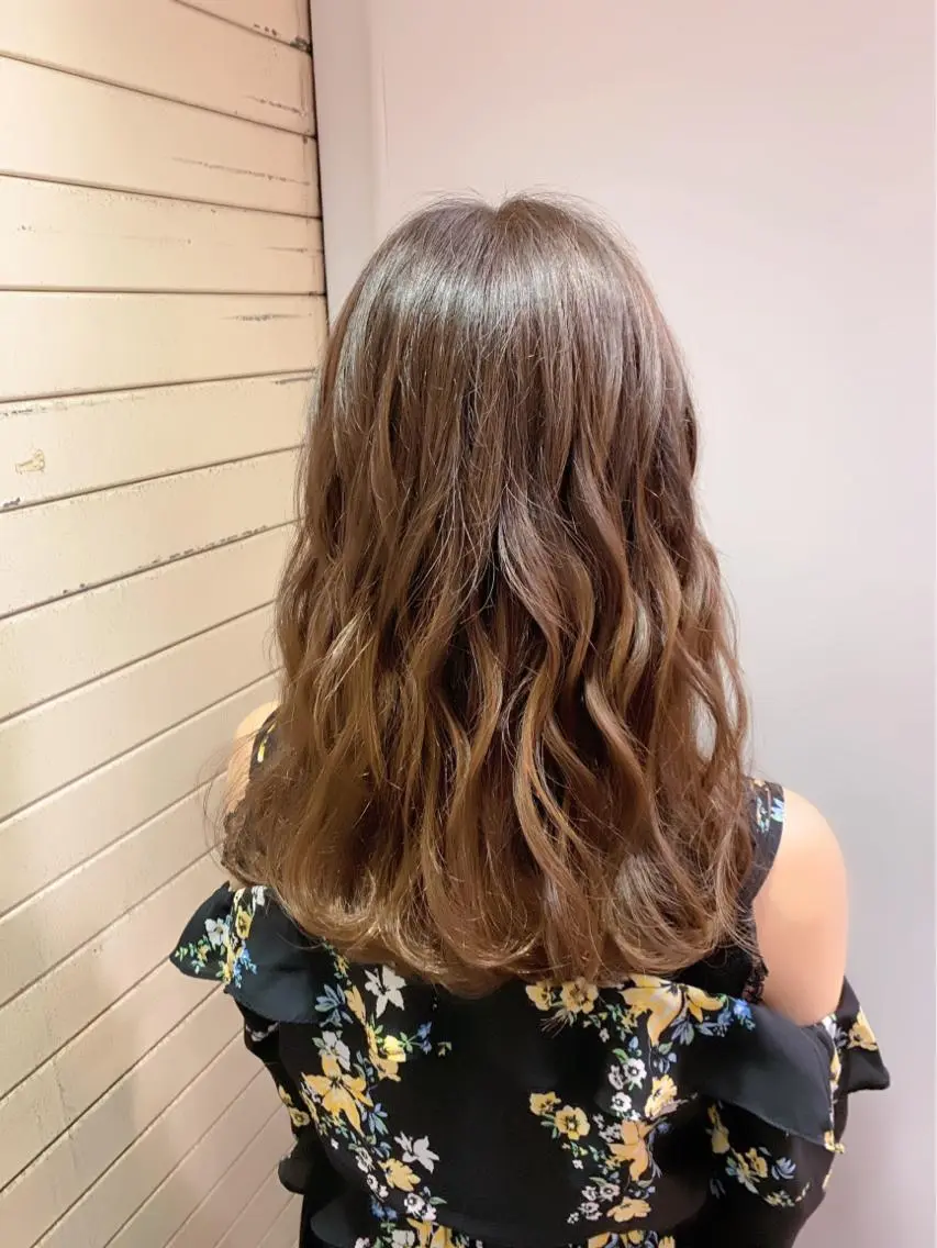 ロング カラー カット トリートメント ケアカラー×髪質改善 🌙OKUBO🌙のヘアスタイル