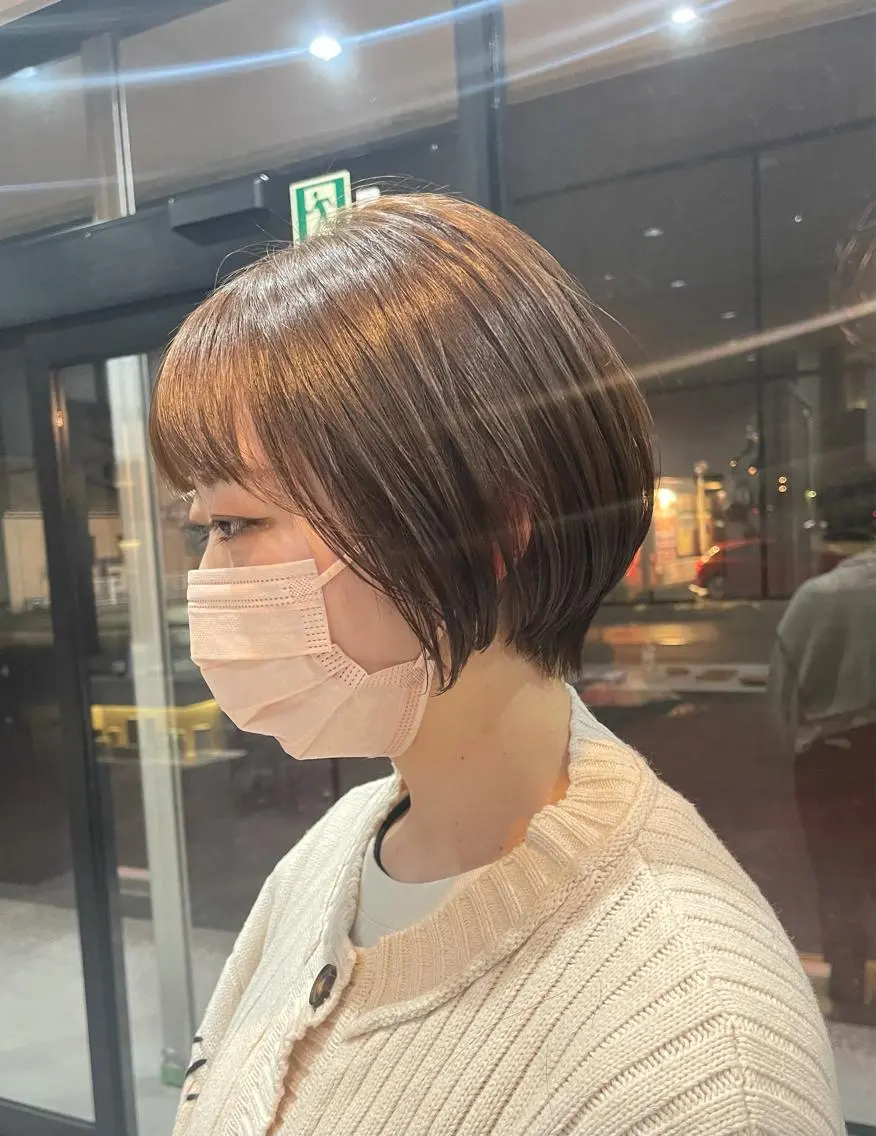 ショート カラー カット トリートメント 一ノ瀬 暁のヘアスタイル