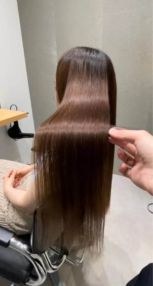 ミディアム 髪質改善 トリートメント トリートメント ヘッドスパ 髪質改善ヘアケア 艶髪特化/上田のヘアスタイル