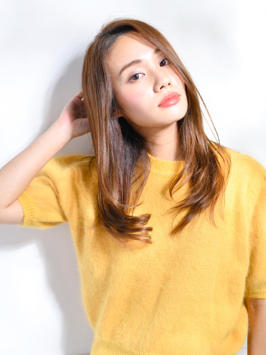 セミロング 【髪質改善師】 鈴木伸之介のヘアスタイル