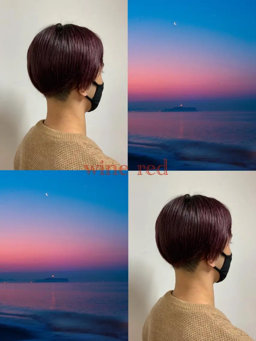 カラー メンズ カット ヲタク美容師 店長　上原のヘアスタイル