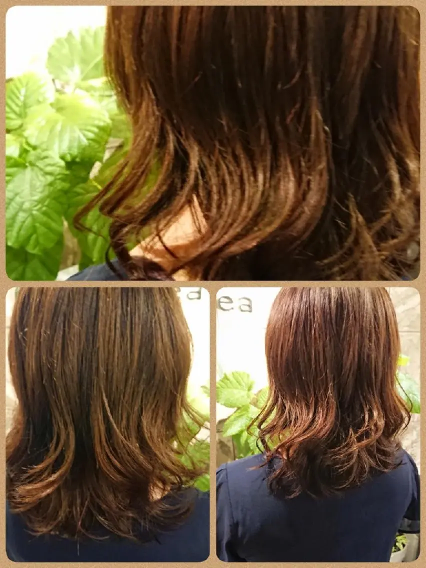 ミディアム 清水 旭美のヘアスタイル