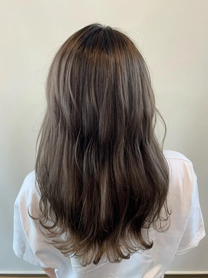 ロング ヘアカラー トリートメント FLAGS YAMATOのヘアスタイル