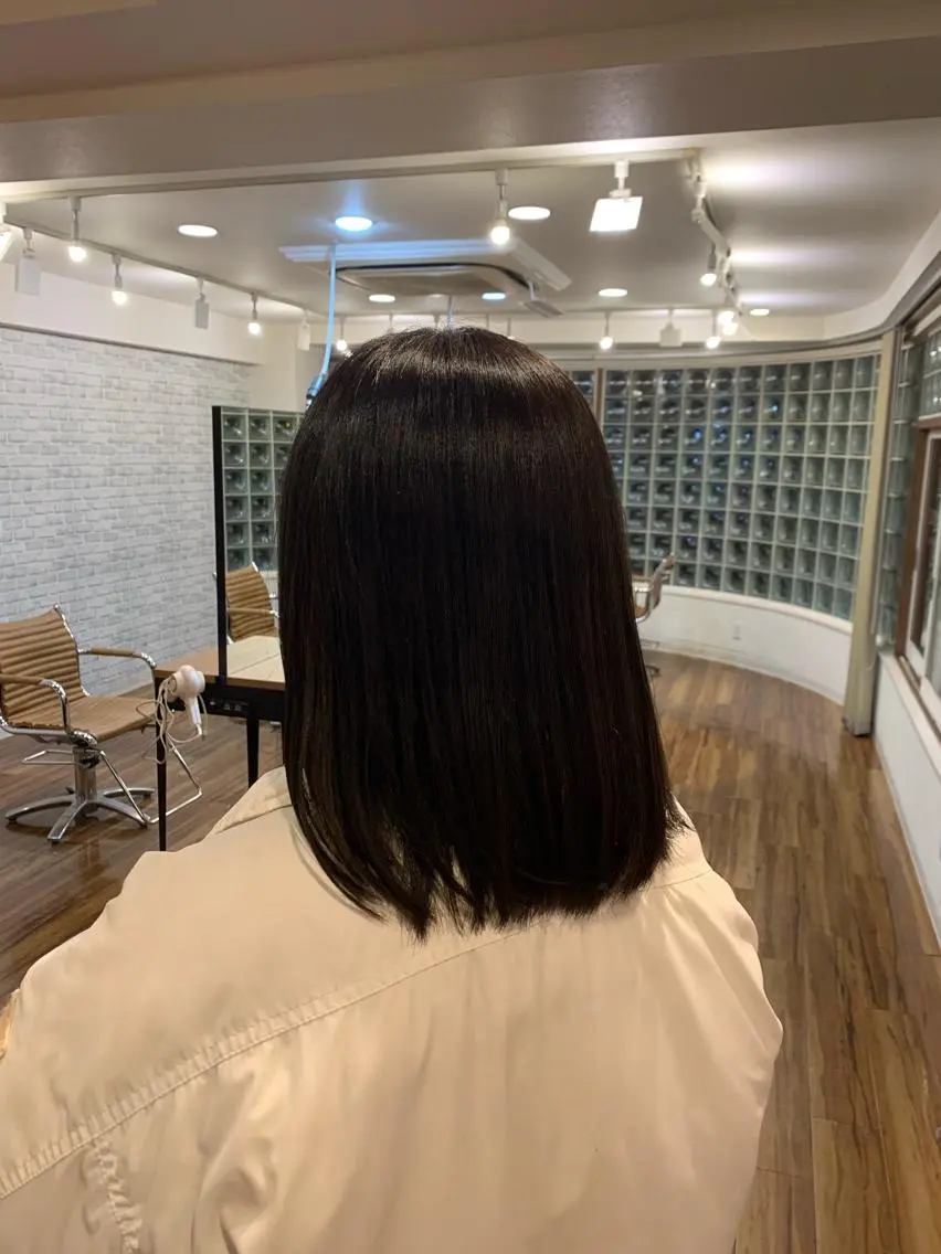 ミディアム ヘアカラー 小島 颯太のヘアスタイル
