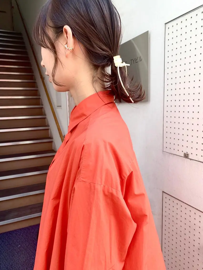 ミディアム ノモト ハルのヘアスタイル