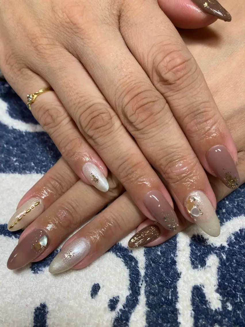 ネイル アートネイル rukianail 新里のネイルデザイン
