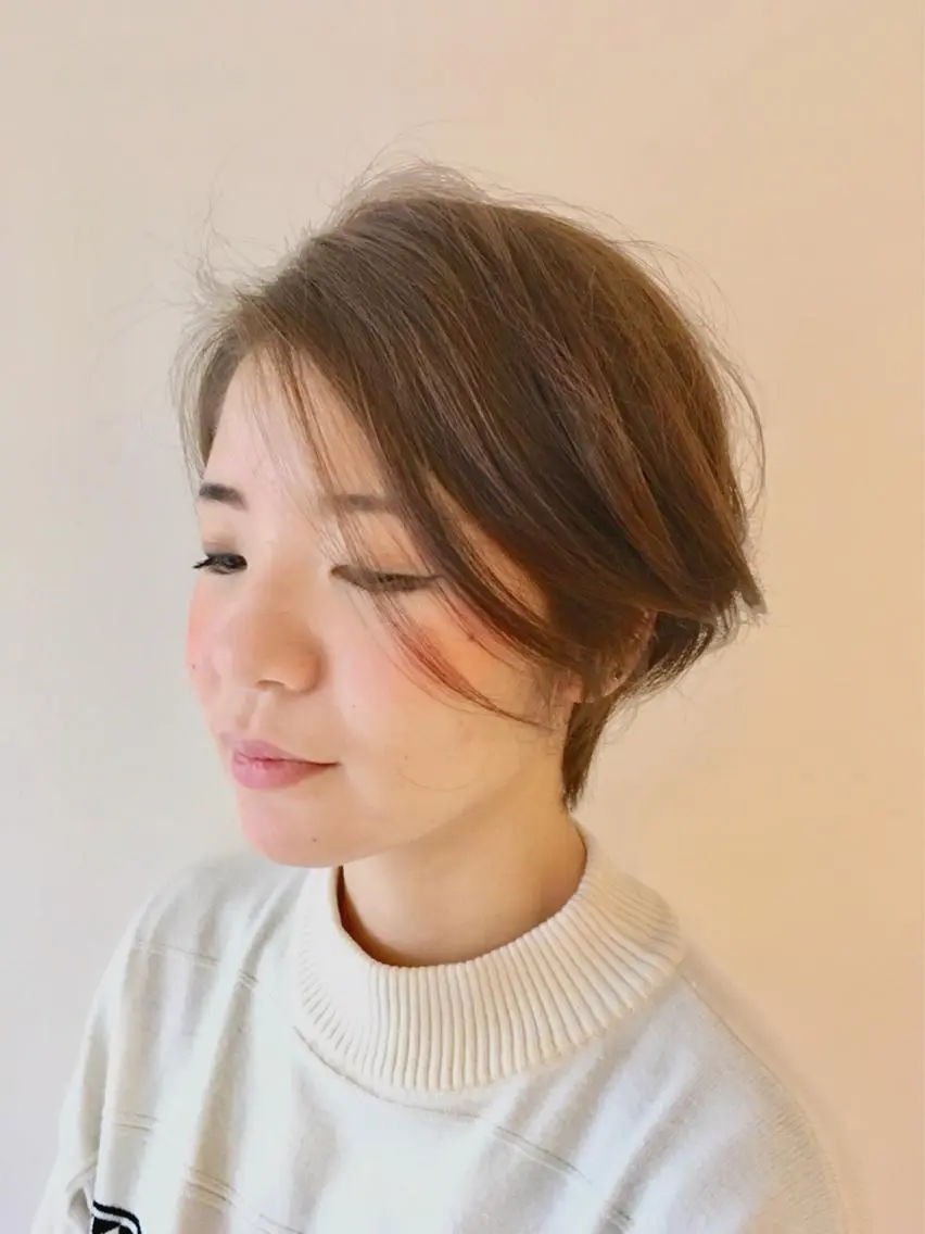 ショート カラー ハンサムショート ショートヘア 小酒井 智洋のヘアスタイル