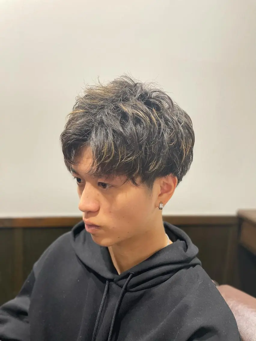 ミディアム メンズ 代表 武田晃英のヘアスタイル