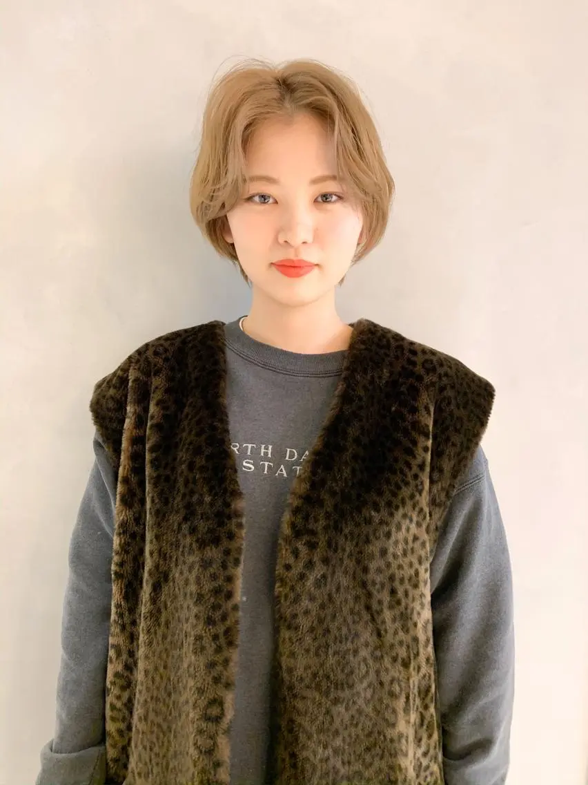 ショート カラー ヘアカラー トリートメント ハイトーン特化サロン 代表　中谷蓮のヘアスタイル
