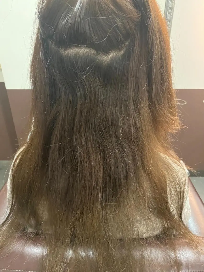 ロング パーマ 縮毛矯正 脱縮毛矯正パーマ メンズパーマ平野渋谷のヘアスタイル