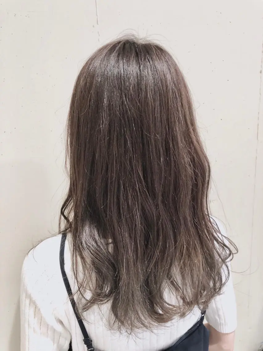 ミディアム カラー パーマ ヘアアレンジ ベージュカラー ブリーチ ケアブリーチ ケアカラー 透明感カラー 【ツヤ髪美容師】 ツダケイスケのヘアスタイル
