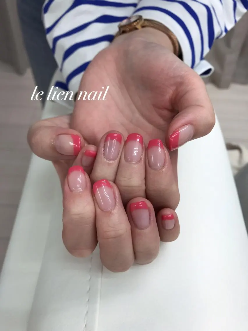 ショート le lien nailのネイルデザイン