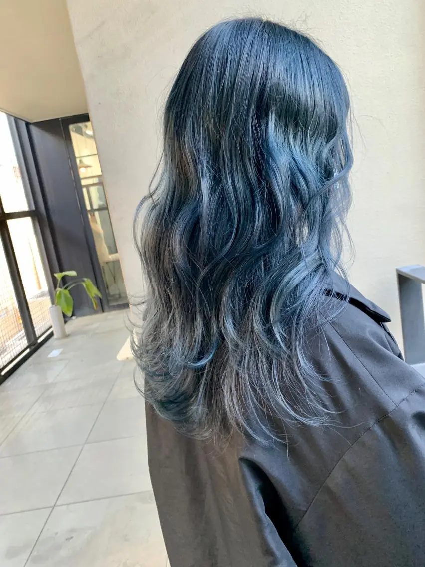 セミロング ヘアカラー トリートメント 大内 志穂のヘアスタイル