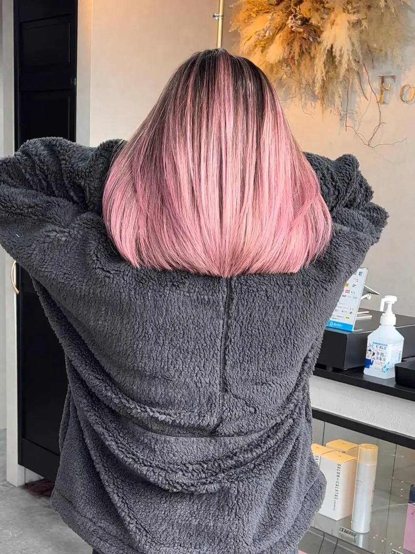 ミディアム ヘアカラー トリートメント FoibyBelle フォワバイベルのヘアスタイル