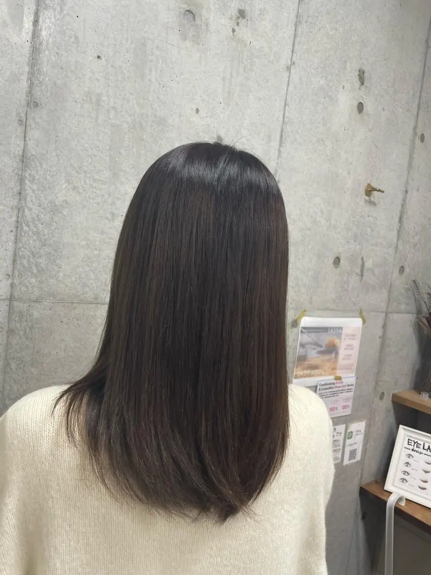 セミロング カラー 鈴木 皆斗のヘアスタイル