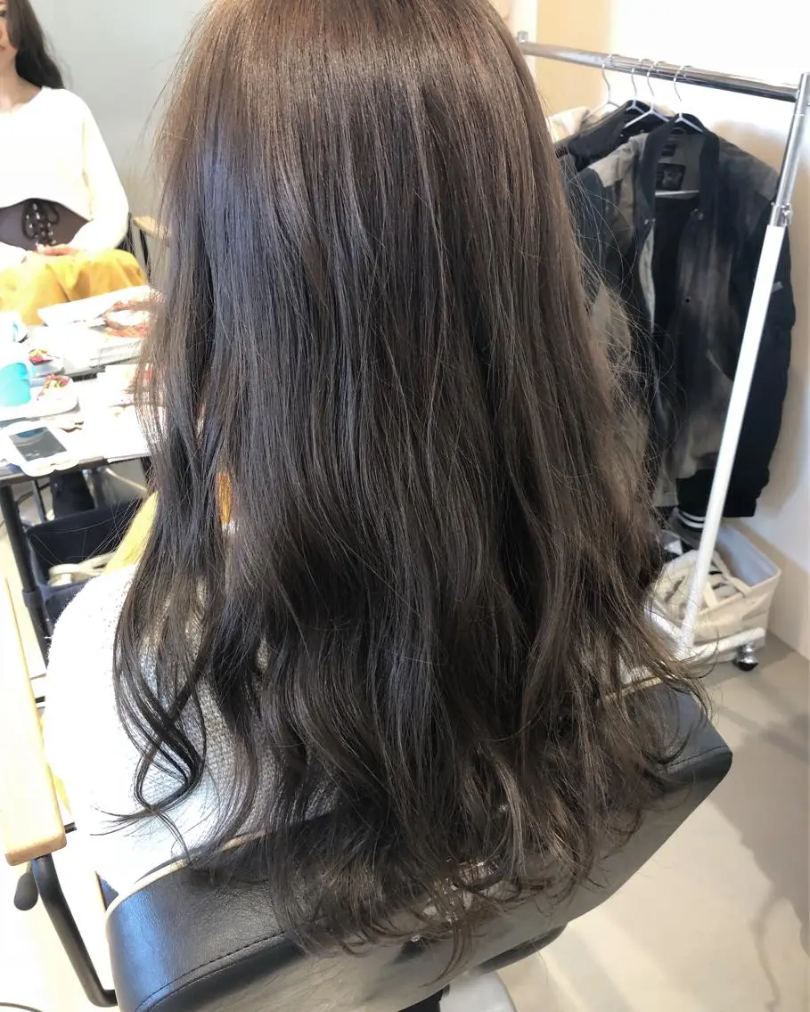 カラー 透明感カラー 早川 真幸のヘアスタイル