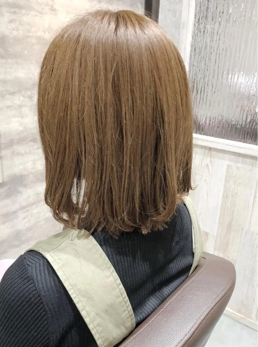ミディアム カラー ベージュカラー 🫟Blanco🫟 Color&Careのヘアスタイル