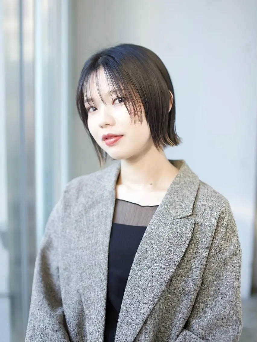ショート カラー ボブ 宗像 あすかのヘアスタイル