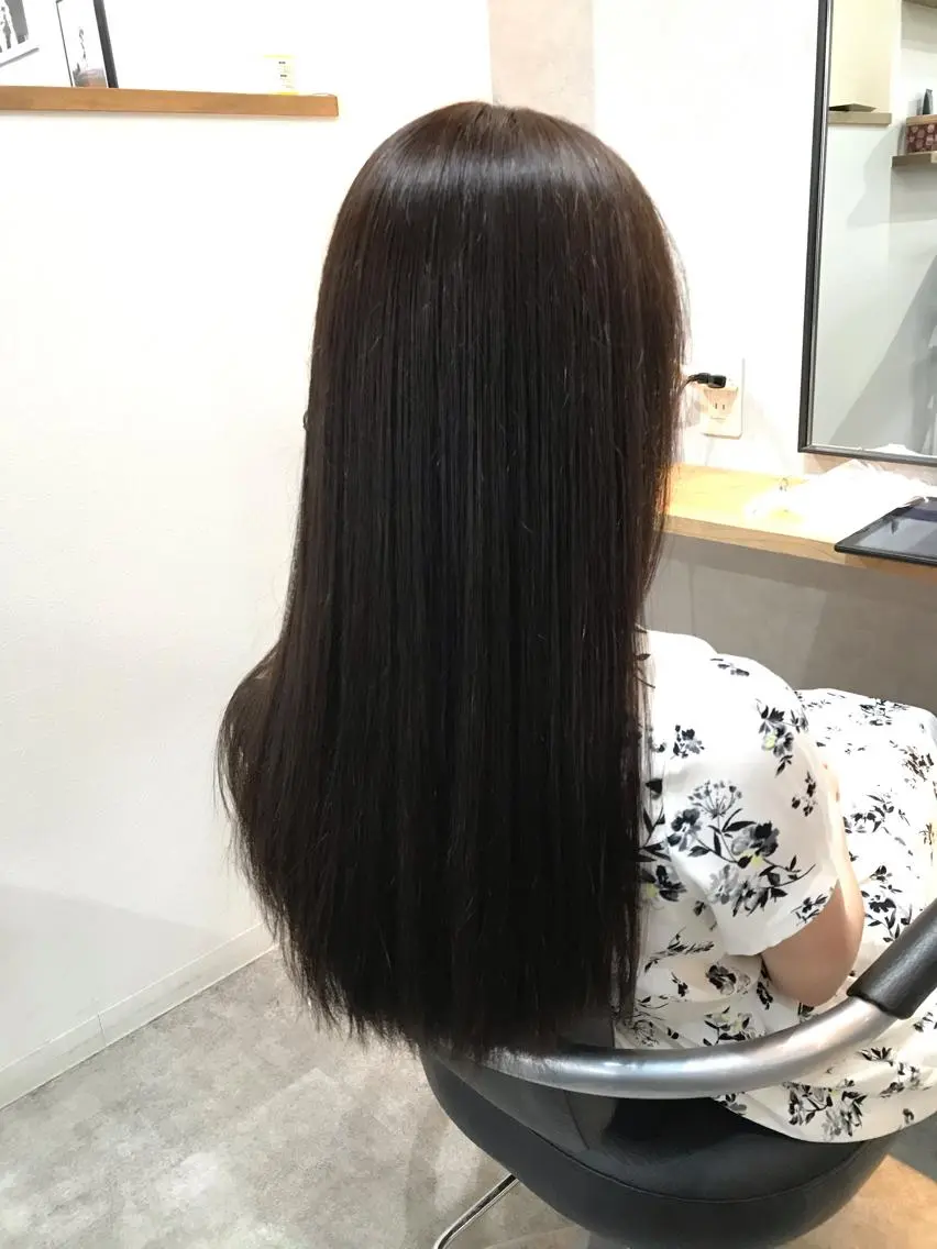 ロング カラー 髪質改善 ロング 川崎 龍馬のヘアスタイル
