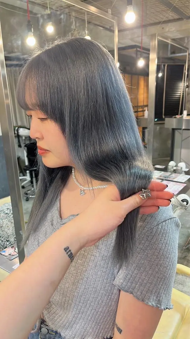 ロング カラー ハイトーンカラー 海外レイヤー /NAGISAのヘアスタイル