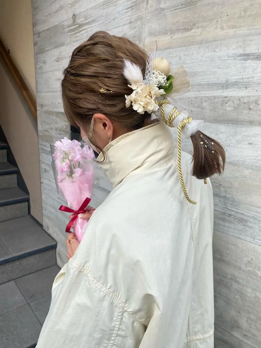 セミロング ヘアセット Okamura Chisatoのヘアスタイル