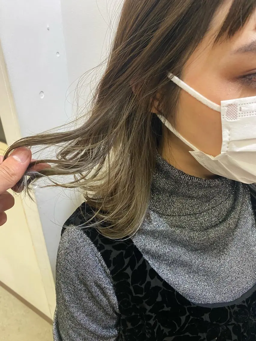 セミロング 西尾 隆介のヘアスタイル