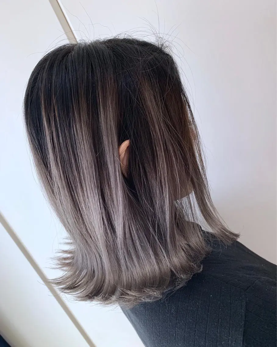 ミディアム 穐田 司樹のヘアスタイル