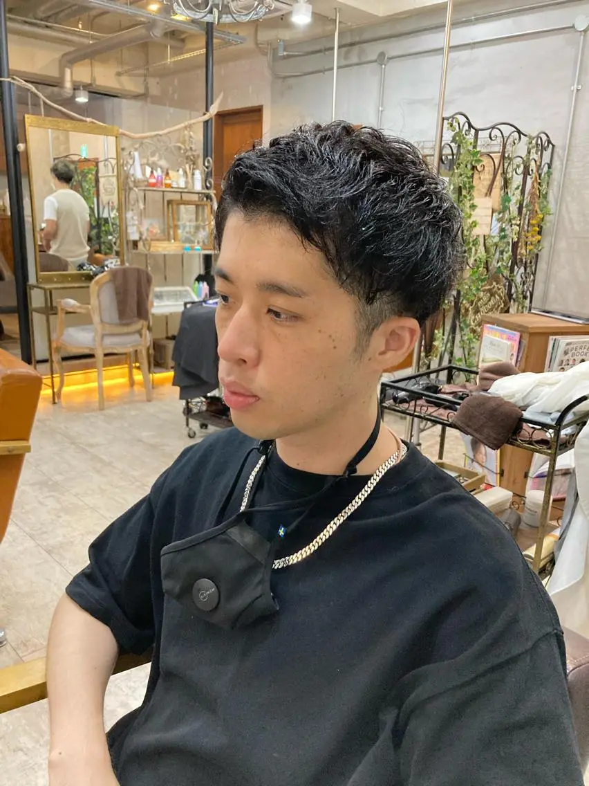 ヘアアレンジ メンズ カット スパのヘアスタイル