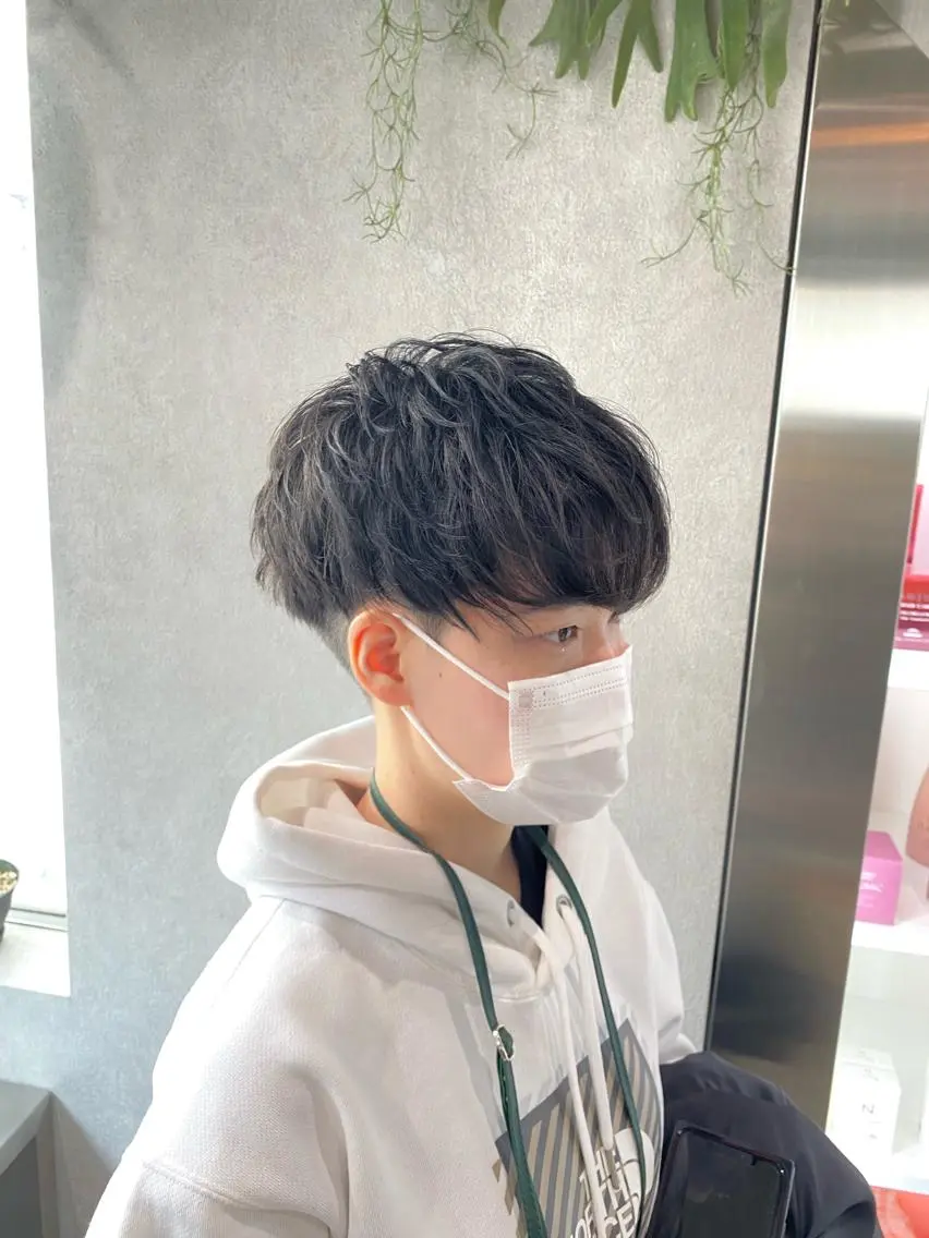 ショート パーマ カット パーマ お洒落カジュアル🍃 まなとのヘアスタイル