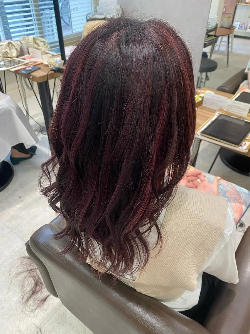 セミロング カラー 【髪質改善 艶髪】 布川 莉穂のヘアスタイル