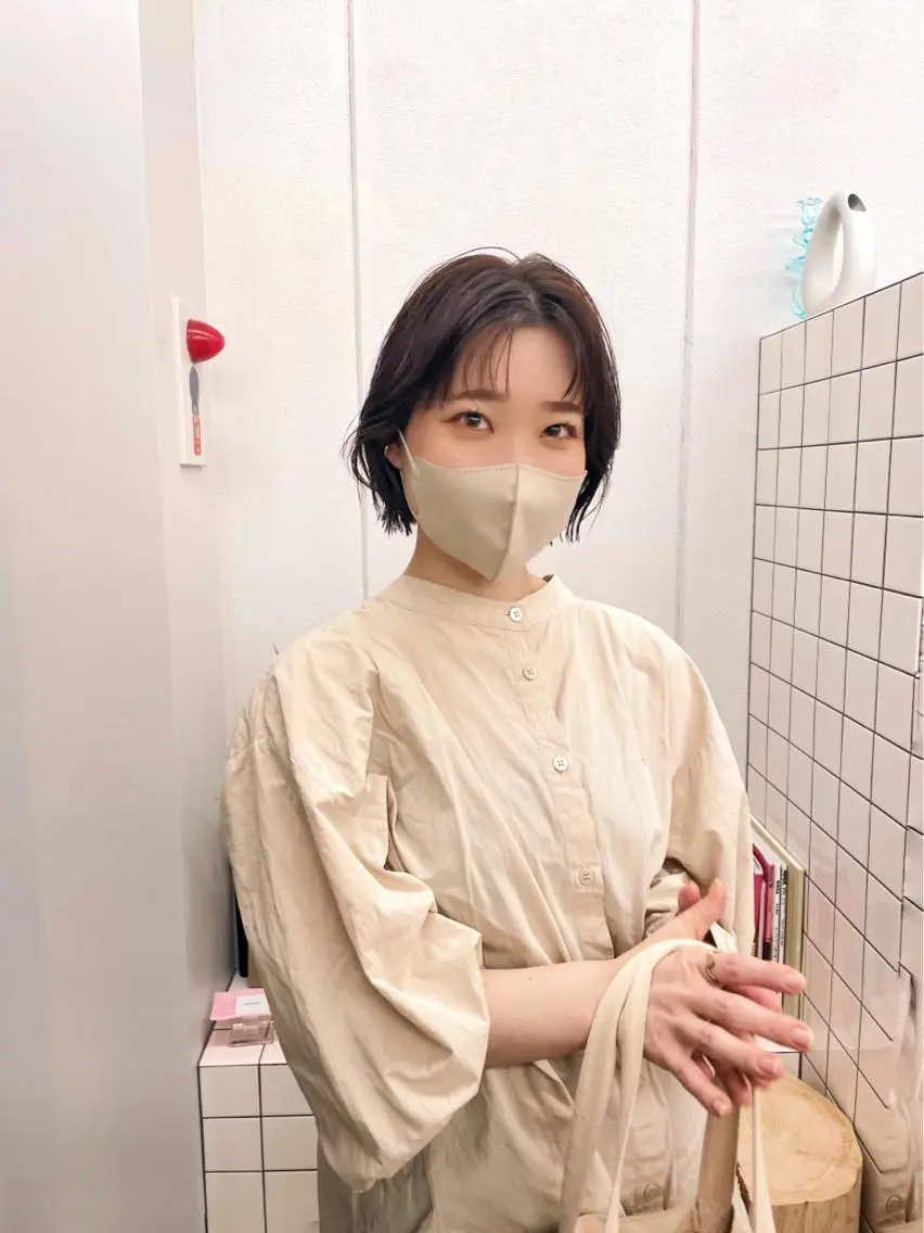 ショート パーマ カット パーマ 関 京磨のヘアスタイル
