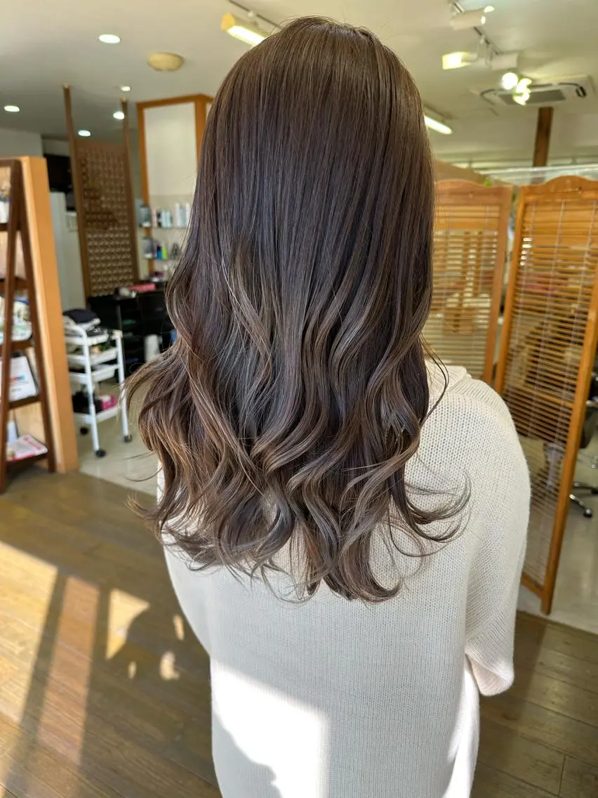 ロング カラー ブリーチカラー🫧 森　凪沙のヘアスタイル