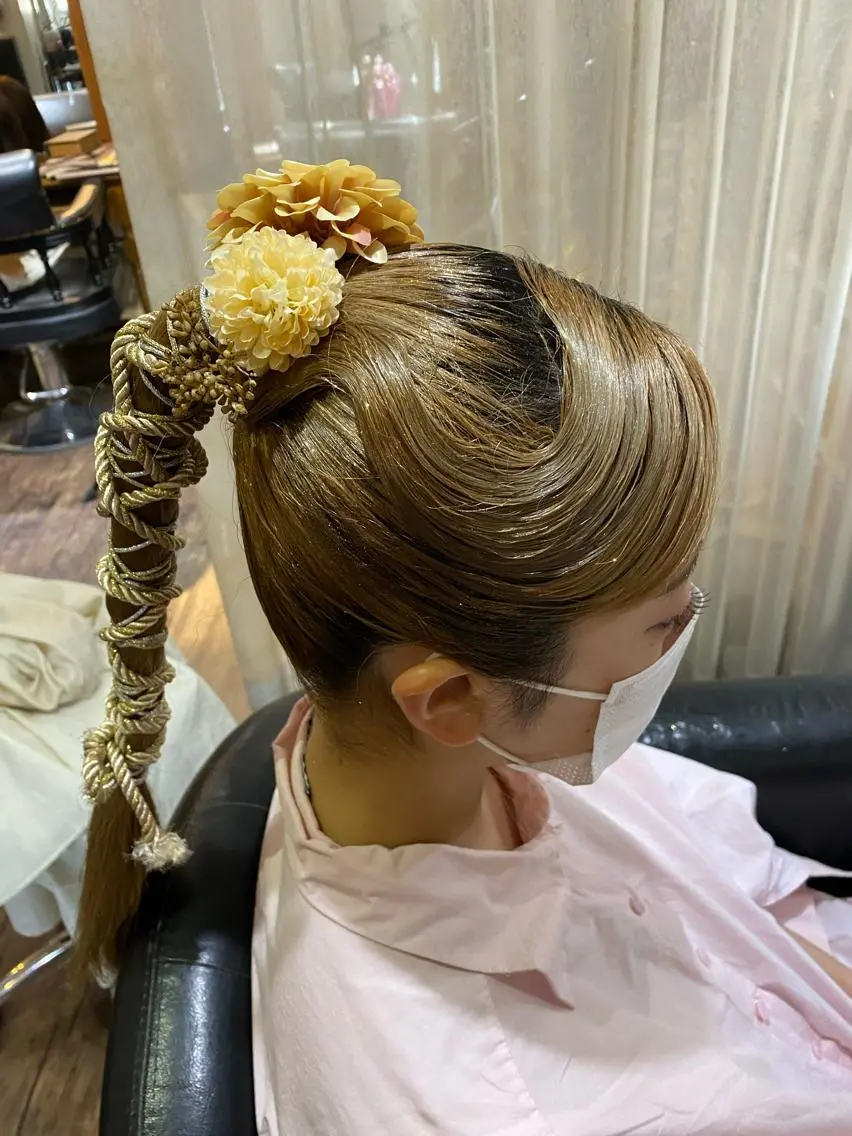 ロング ヘアアレンジ ヘアセット PANDOLA あゆり🦋のヘアスタイル