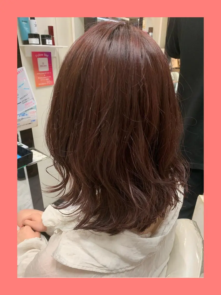 カラー カット トリートメント ヘアセット ✄折橋 彩花🐶🍑のヘアスタイル